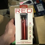 Red By Kiss Precision Blade Cordless Trimmer, Men's Grooming Kit Water Proof. Fixed Price $15.95.
